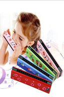 2PCS هارمونیکا چوبی هارمونیکای چوبی تمرین تنفسی ساز موسیقی اسباب بازی کودکان اسباب بازی آموزشی-thumb