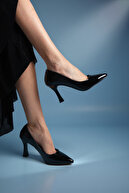 black patent leather