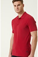 Network Slim Fit Kırmızı Polo Yaka T-shirt