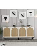 Cream / Black / Shadow Striped Oak