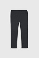 شلوار مردانه آنتراسیت اسلیم فیت راحت برش کمر گره خورده با جیب جوگر-thumb