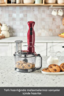 ست غذاساز چند منظوره پرو مولتی مکس 6 در 1 مخلوط کن قرمز 2000 وات-thumb