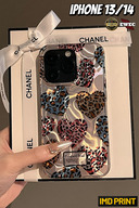 Heart Leopard Hologram Imd Case