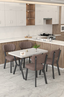 S70-White Chair=Brown