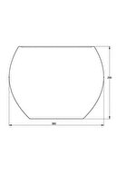 گلدان گل گل گلدان گلدان گلدان اتاق تزئینی مدرن 27 لیتر رنگ سفید-thumb