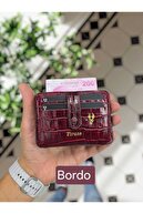 Burgundy Croco