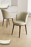 Cream Chair Brown Leg