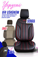 روکش صندلی ماشین چرمی سری پاندا میامی - ست کامل-thumb