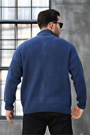 Woody Oursaیز Thessaloniki بافندگی زیپ نر نر کاردیگو- نیلی-thumb