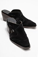 Black suede