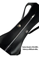 کیف چرمی و شانه زنانه زنانه با زیپ و بسته شدن ضربه محکم و ناگهانی-thumb