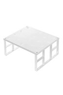 4 قطعه قفسه قفسه قفسه قفسه کابینت داخلی قفسه قفسه فلزی-thumb