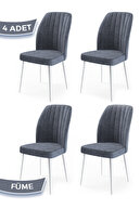 Smoked Chair White Leg
