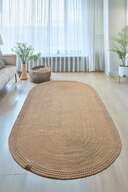 Beige-Oval