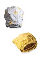 Yellow Moon Star Polka Dot