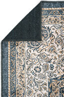 کرم خصوصی با طرح قومی بافته شده فرش شنیل قابل شستشو فرش اتاق نشیمن مرکز قدیمی قدیمی-thumb