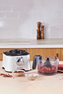 غذاساز چندکاره Mastermaid Power 10 در 1 Pearl White، مجموعه بلندر 2000 واتی-thumb