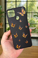 Orange Butterfly Pattern