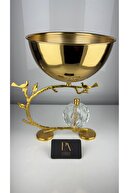 GOLD WITH BIRD CRYSTAL