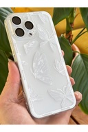 Apple iPhone 11 Pro Max Case طراحی شده با طرح محافظت از دوربین شفاف پروانه ای نرم سیلیکون-thumb