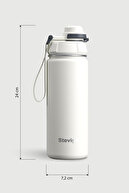 1 دست نشت ضد آب فلزی ترموس 500 میلی لیتر ستاره سفید ST -20-thumb