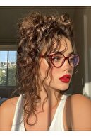 عینک بلوک آبی محافظ چشم گربه ای ویکتوریا کلارت قرمز-thumb