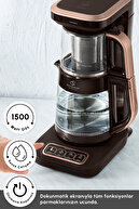 Tea Lover Robotea Pro Connect 4 in 1 Talking Glass Tea Machine Rosegold-thumb