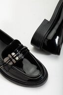 black patent leather