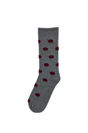 GRAY-BURGUNDY