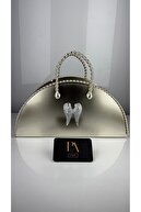 HALF-MOON BAG CHROME