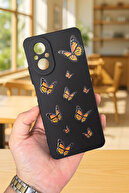 Orange Butterfly Pattern