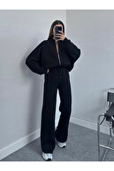 زن -SHARDON سه سرویس زمستانی Triphery مجموعه GTS018 -سیاه-thumb