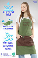Green with Coffee Pockets