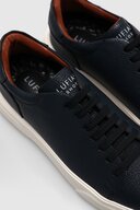 کفش کتانی چرمی مردانه تامی مشکی-thumb