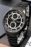 ساعت مچی مردانه تقویم چند منظوره رنگ مشکی-thumb