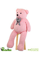 اسباب بازی اوزگونر. خرس عروسکی مخمل دار بزرگ غول پیکر 170 هدیه (100% محلی) صورتی-thumb