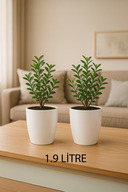 2 Pieces No2  White