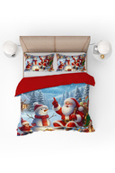 SNOWMAN AND SANTA
