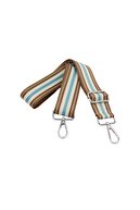 Brown silver buckle