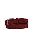 Burgundy Stitched