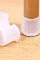 2 بسته ضد لغزش ضد خش صندلی مبلمان با کیفیت میز کفپوش کفش محافظ سیلیکونی قاب پا-thumb