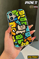 Colorful Cat Themed Hologram Imd Case
