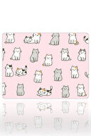Cat with Pinks