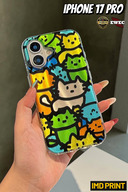 Colorful Cat Themed Hologram Imd Case