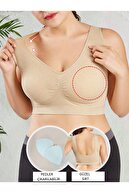 Beige Padded Bustier