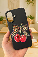 Cherry Leopard Bow Pattern