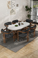 White Table Chair Coffee Fabric Anthracite Grey