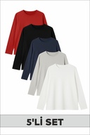 Red-Black-Navy Blue-Gray-White