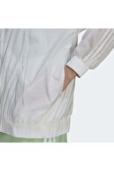 adidas Adicolor Oversize Ripstop Kadın Beyaz Ceket (h11422)