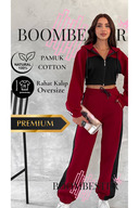 Burgundy - Black